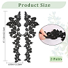 Polyester Embroidery Lace Appliques DIY-WH0401-95-2