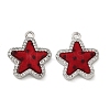 Brass Micro Pave Cubic Zirconia Pendants KK-C158-03B-P-1