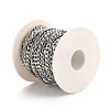Tarnish Resistant 304 Stainless Steel Cuban Link Chains CHS-K016-02B-P-3