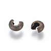 Brass Crimp Beads Covers KK-G016-AB-2