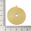 Manual Polishing 304 Stainless Steel Pendants STAS-P335-46G-3