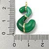 Brass Enamel Pendants KK-E093-03G-S-3