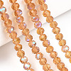 Electroplate Glass Beads Strands EGLA-A034-T3mm-L23-4