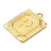 Ion Plating(IP) 304 Stainless Steel Pendants STAS-U033-01G-P-2
