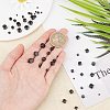 50Pcs 5 Style 304 Stainless Steel Beads STAS-UN0025-20-2