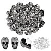 50Pcs Skull Alloy Rivets FIND-PH0062-02AS-1