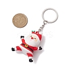 Christmas Theme PVC Plastic Pendant Keychains KEYC-JKC00935-01-3