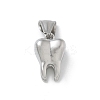 304 Stainless Steel Pendants STAS-G346-08P-1