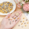 160Pcs 2 Colors Tibetan Style Alloy Beads TIBEB-NB0001-39-3
