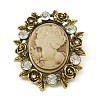 Alloy Rhinestone Brooch for Clothes Backpack JEWB-Q030-52AG-1