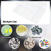 6Pcs Rectangle Polypropylene(PP) Bead Storage Container CON-AN0001-01-3