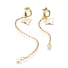 304 Stainless Steel Stud Earrings EJEW-E248-27G-1