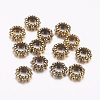 Tibetan Style Alloy Spacer Beads TIBEB-S039-032AG-NR-1