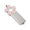 304 Stainless Steel Pink Enamel Connector Charms STAS-P377-14P-B-2