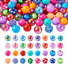 82Pcs 32 Style Opaque & Transparent Acrylic Beads MACR-TA0001-24-1