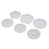 6Pcs 6 Style Silicone Flower Cup Mat Molds Sets DIY-BG0001-21-2