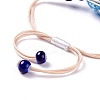 Handmade Dry Pressed Flower Link Bracelet for Girl Women LS-BJEW-C004-01F-3