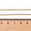1MM Brass Box Chain Necklaces NJEW-C086-01G-5