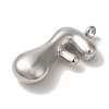 Non-Tarnish 304 Stainless Steel Pendants STAS-M017-08P-06-2