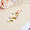 1Pc Resin Lily of the Valley Pendant Decorations KEYC-LP0001-24G-1