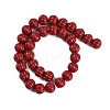 Synthetic Coral Carved Beads Strands CORA-M001-15-2