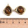 Natural Tiger Eye Pendants STAS-L022-487G-02-3