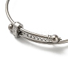 304 Stainless Steel Bangles for Women BJEW-F479-03P-2