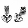 15Pcs Tibetan Style Alloy European Dangle Charms MPDL-ZF0001-07-1