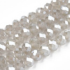 Electroplate Glass Beads Strands LS-EGLA-A034-J8mm-A15-1