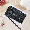 7.5 Yards Polyester Lace Ribbons SRIB-CY0001-46A-7