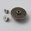 Flat Round Alloy Coin Screwback Rivets DIY-TAC0023-40B-02-2