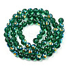 Transparent Electroplate Glass Beads Strands EGLA-TAC0006-06A-2