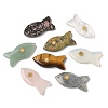Natural & Synthetic Mixed Gemstone Pendants G-K385-21G-1