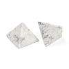 Natural Howlite Orgonite Pyramid Display Decorations G-C186-07F-3