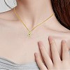 16Pcs 8 Colors Brass Micro Pave Cubic Zirconia Pendants KK-SZ0005-99-5