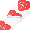 500Pcs Heart with Thank You Roll Stickers X-DIY-U008-01D-3