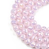 Electroplate Glass Beads Strands EGLA-B013-01A-AB06-3