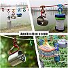 8Pcs 4 Colors Aluminum Alloy Guyline Cord Adjuster TOOL-FH0001-17-6