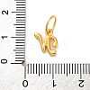 925 Sterling Silver Letter Charms with Jump Rings STER-R008-01G-N-3