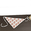 Triangle Lovely Flower Pattern Cloth Hair Kerchief PW-WG955E2-04-1