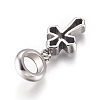 304 Stainless Steel European Dangle Charms LS-OPDL-G010-03AS-2