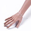 Adjustable Nylon Thread Braided Beaded Bracelets BJEW-JB04376-01-4