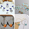 100Pcs 316 Surgical Stainless Steel Wine Glass Charms Rings STAS-BBC0005-97A-7