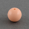 Solid Chunky Bubblegum Acrylic Ball Beads SACR-R835-8mm-07-1