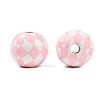 Christmas Printed Schima Wood European Beads WOOD-I015-01G-2