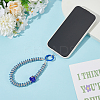 Alloy Glass Rhinestone Mobile Chain AJEW-AR0002-76-4