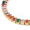 Cubic Zirconia Tennis Bracelet BJEW-L652-24G-01-3