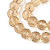Transparent Glass Bead Strands GLAA-R095-8mm-33-3