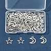 50Pcs 2 Styles Tibetan Style Alloy Charms TIBEP-FS0001-29AS-8