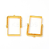 Alloy Open Back Bezel Pendants PALLOY-WH0084-66G-1